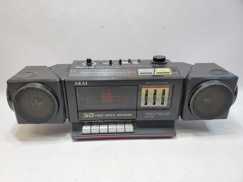 Akai PJ-15 PJ15 3 Band EQ Stereo Radio Cassette Player Recorder Boombox 80âs 3 (