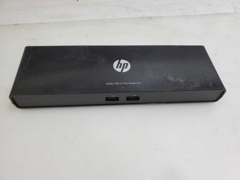 HP 3005pr USB 3.0 Port Replicator Dock Docking Station HDMI DP A/C ADAPTER )
