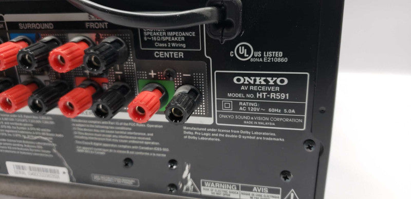 Onkyo HT-R591 entry Level HTIB 7.1 receiver #