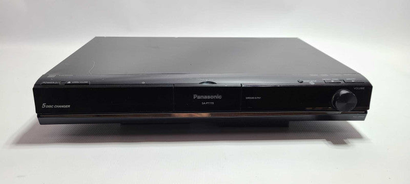 Panasonic SA-PT770 5 Disc DVD/CD Home Theater 5.1 Surround 1000W Receiver $