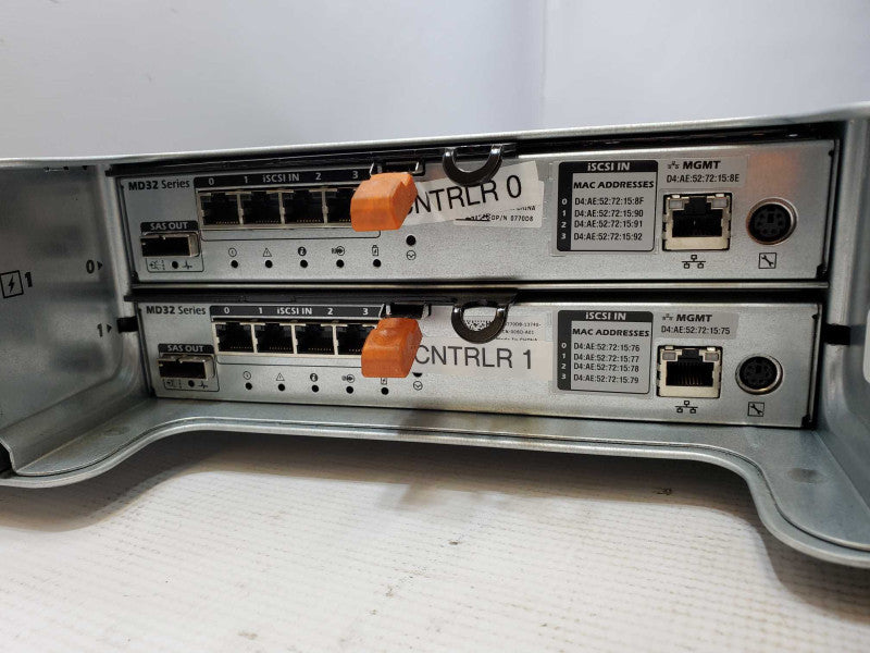 Dell PowerVault MD3200i iSCSI SAN Storage Array 24x 2.5\\" 2x Ctrl. 2x600W PS (