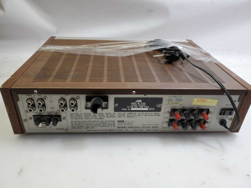 Vintage JVC Model R-S55 Digital Synthesizer Stereo receiver Power-on tested )