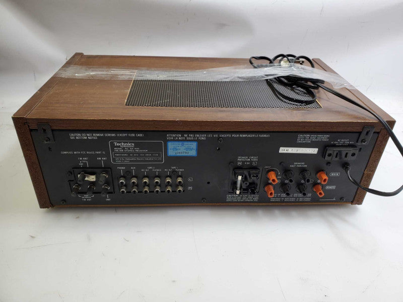 Vintage Technics SA-400 FM/AM Stereo Receiver 45 Watt For Parts/Repair )
