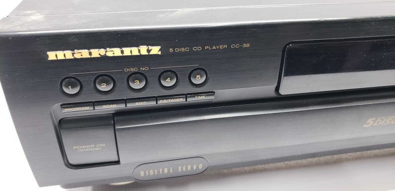 Marantz 5 disc CD player CC-38 / tested to power-on only. #