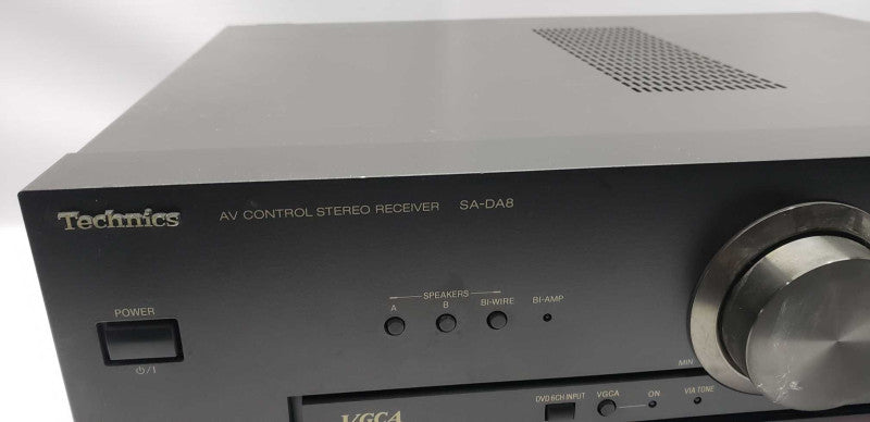technics av control stereo receiver sa-da8 / see notes #