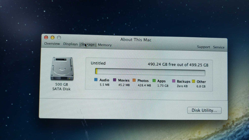 Apple Mac Mini L2012 i5@2.5GHz 4GB DDR3 Intel HD 4000 500GB HDD [