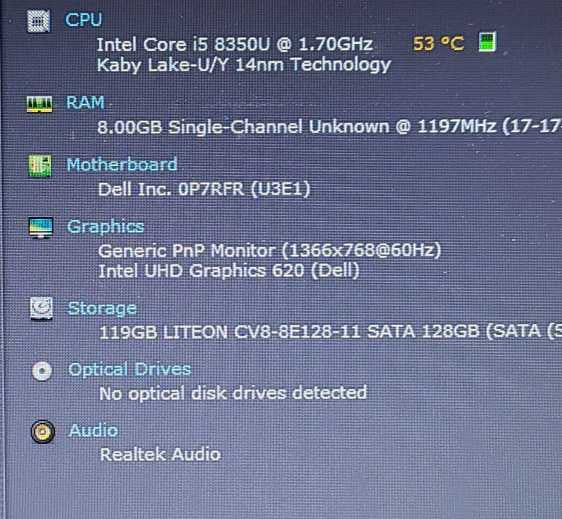 Dell Latitude 5490 i5-8350U 1.7GHz 8GB RAM 128GB SSD 14\\" $