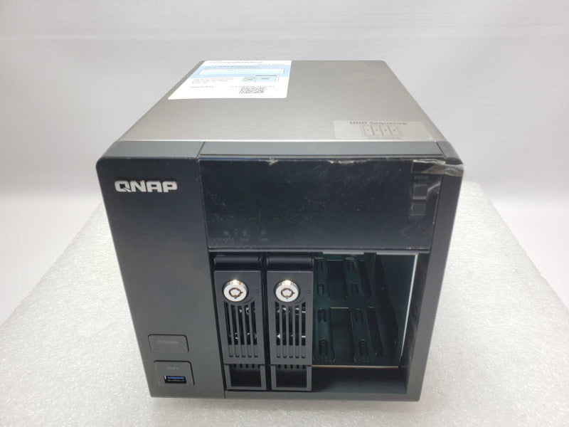 QNAP TS-453 Pro 4 Bay NAS with 1x 4 TB HDDs, Read _