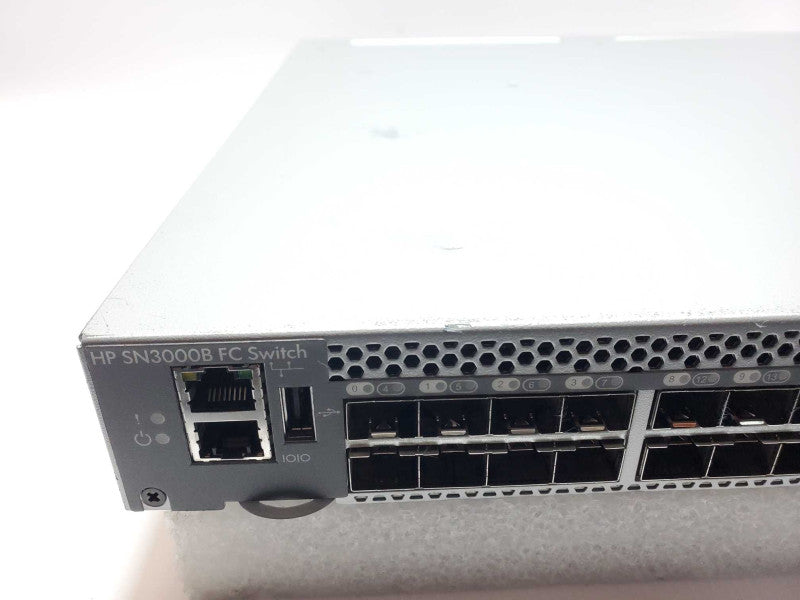 HP SN3000B 16Gb FC Switch 24/12 QW937A 24- Port (12-Port Active), 2x PSU _