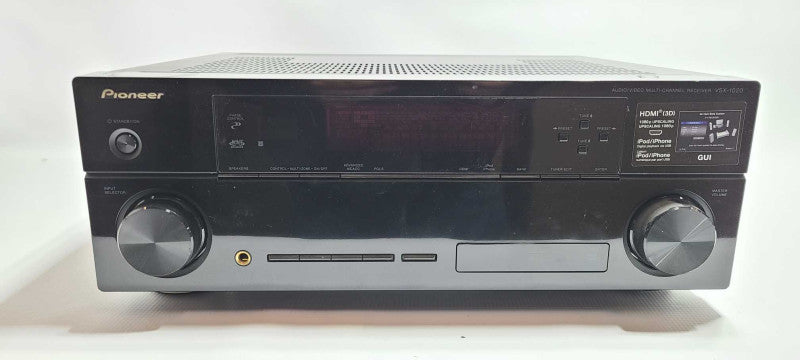 Pioneer VSX 1020-K 7.1 Channel 245W Receiver Multi-Zone W/O Remote $