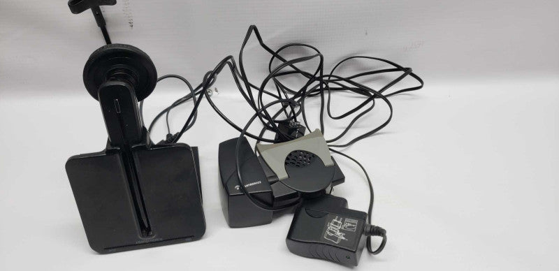 Plantronics C054 headset w/ charger and other accessories as shown #