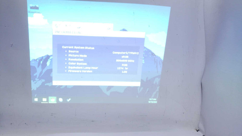BenQ MX503 1024 x 768 120Hz Projector VGA Composite S-Video USB 1274 Hours [