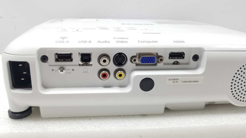 Epson EX3220 H552A SVGA 3LCD Projector HDMI W/ Carrying Bag, 98 Lamp Hrs. ~