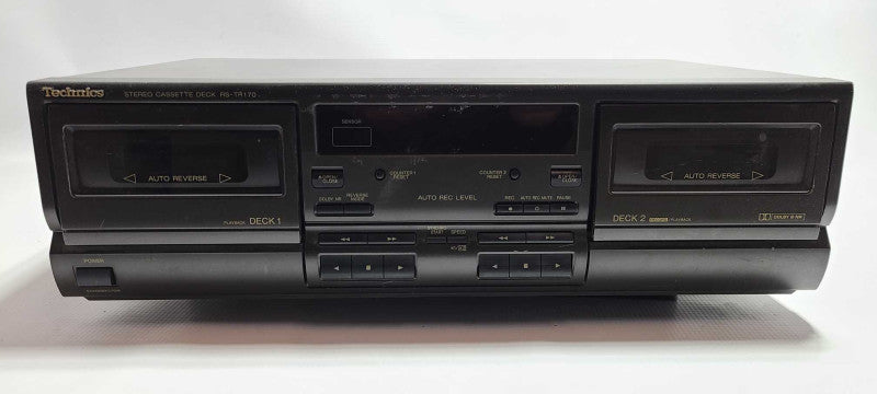 Technics Stereo Cassette Deck RS-TR170 Dual Tape Deck $