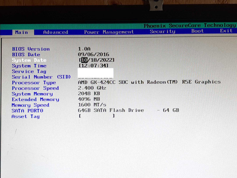Dell WYSE N07D Thin Client AMD GX-424CC @ 2.4GHz 4GB RAM 64GB SSD +