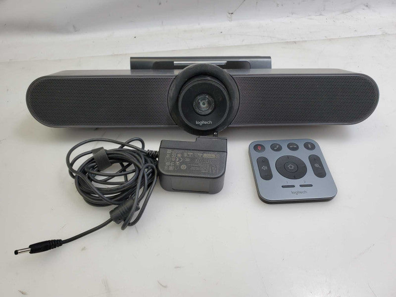 Logitech MeetUp V-R0007 Video Conference Camera Speakerphone _ tested )