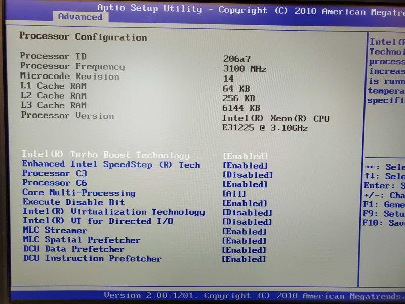 Custom PC Intel PBA E98683-305 Xeon E3-1225 @ 3.1 GHz 4GB Ram No HDD (