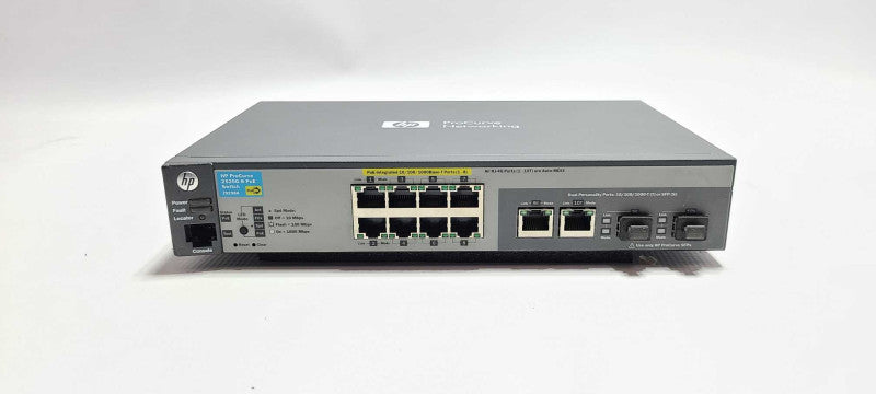 HP ProCurve J9298A 2520G-8-POE 8-Port PoE Managed Gigabit 2XSFP Port Switch  $