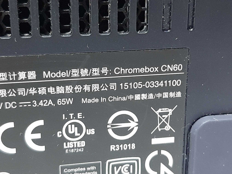 ASUS Chromebox CN60 +
