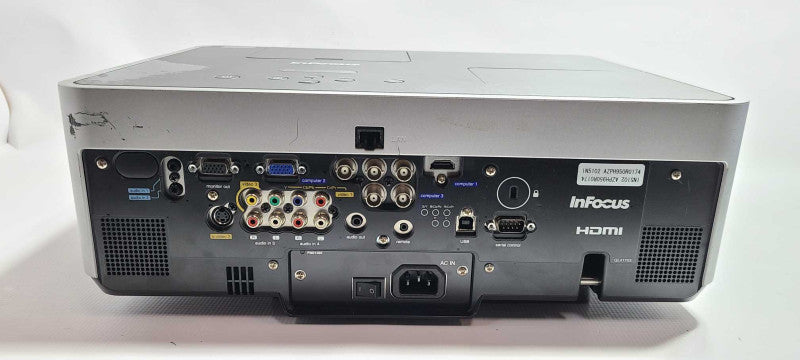 InFocus IN5102 3LCD Projector 4000 Lumens 1024x768 2672 Lamp HRS 543 FilterHRS  $