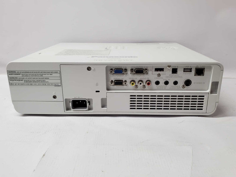 Panasonic VW435N WXGA Projector 244 Lamp Hours (AS-IS) |