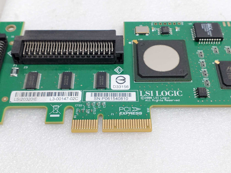 LSI Logic LSI20320IE L3-00147-02C PCI-e Controller Card _