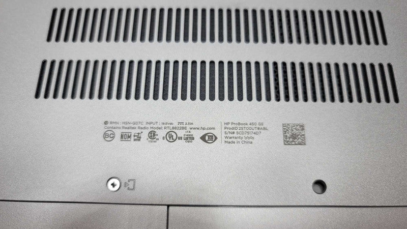 HP ProBook 450 G5 with i3-6006U CPU 8GB RAM 256GB RAM  -
