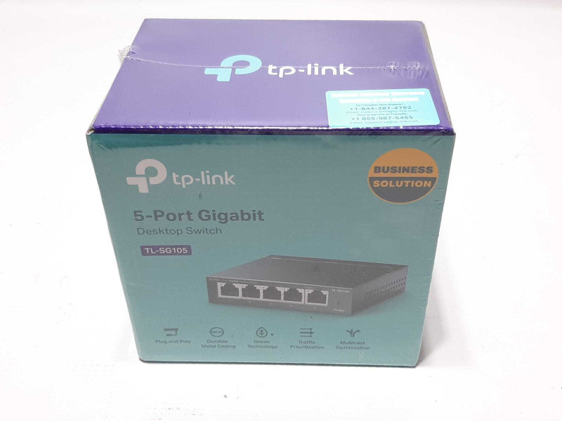 TP-Link TL-SG105 5-Port Gigabit Desktop Switch - Sealed +