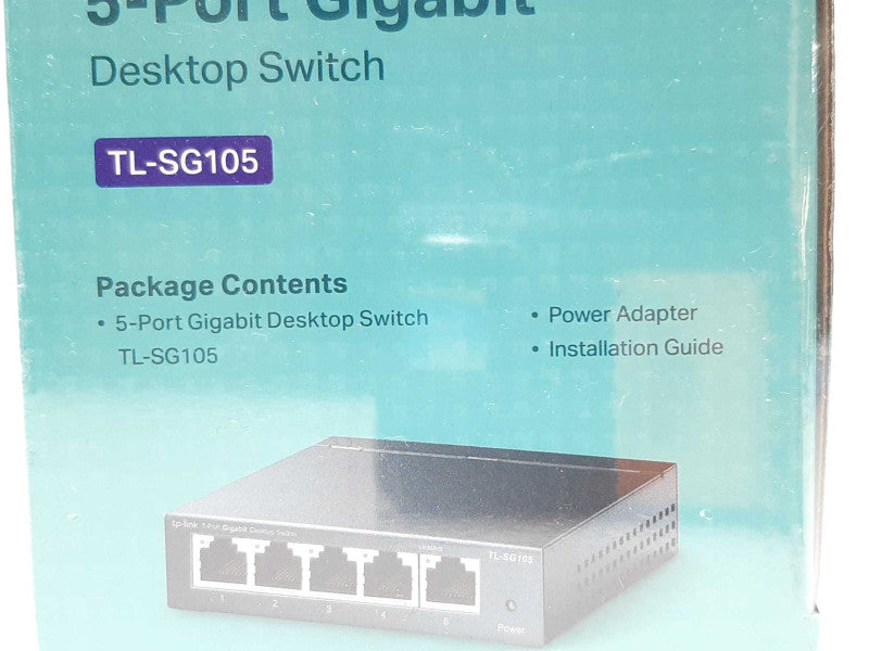 TP-Link TL-SG105 5-Port Gigabit Desktop Switch - Sealed +