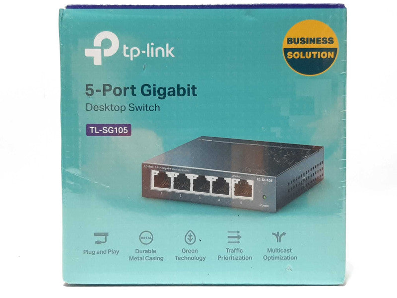 TP-Link TL-SG105 5-Port Gigabit Desktop Switch - Sealed +