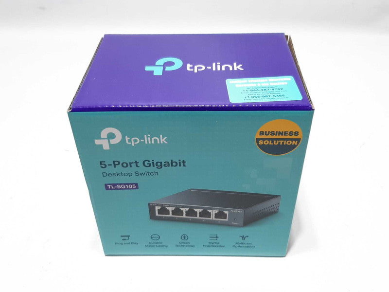 TP-Link TL-SG105 5-Port Gigabit Desktop Switch - New +