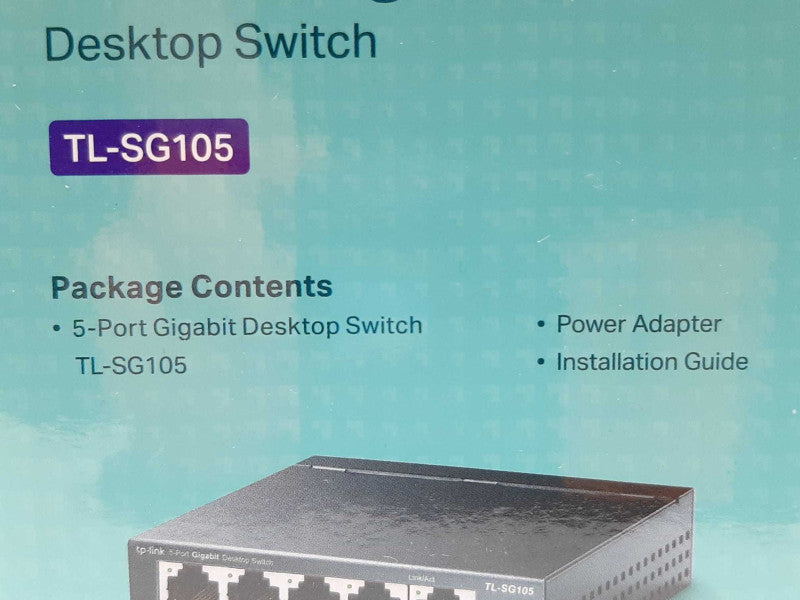 TP-Link TL-SG105 5-Port Gigabit Desktop Switch - New +