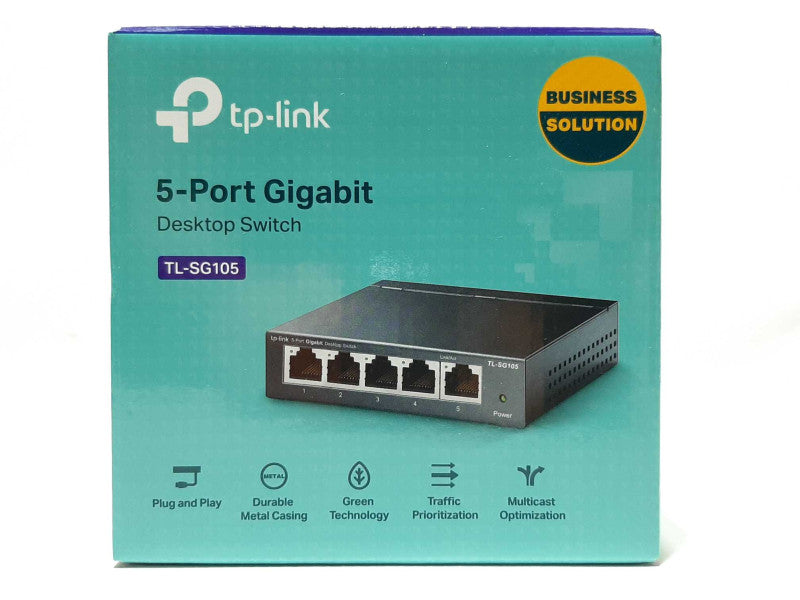 TP-Link TL-SG105 5-Port Gigabit Desktop Switch - New +