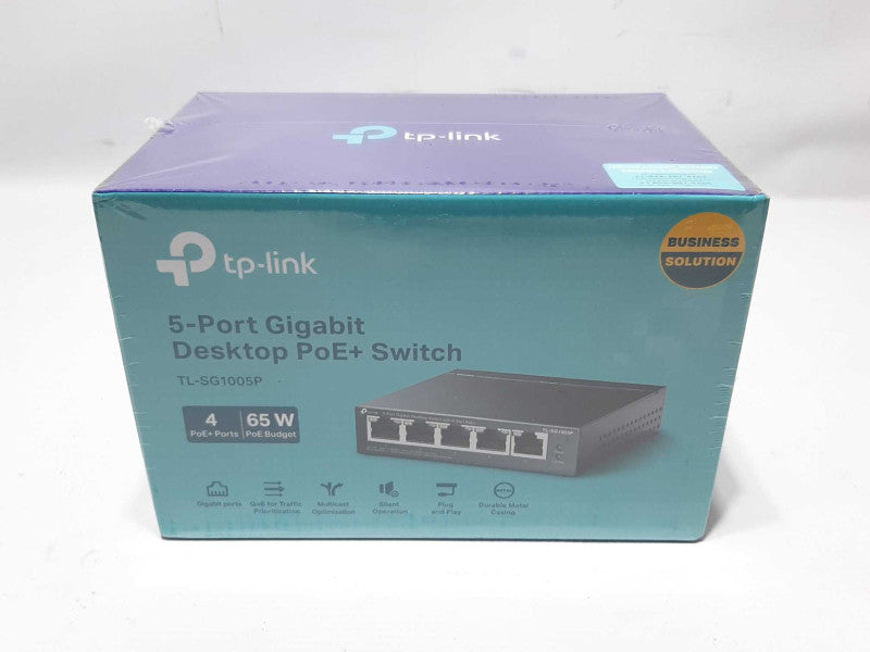 TP-Link TL-SG1005P 5-Port (4-Port PoE+) Gigabit Desktop Switch +