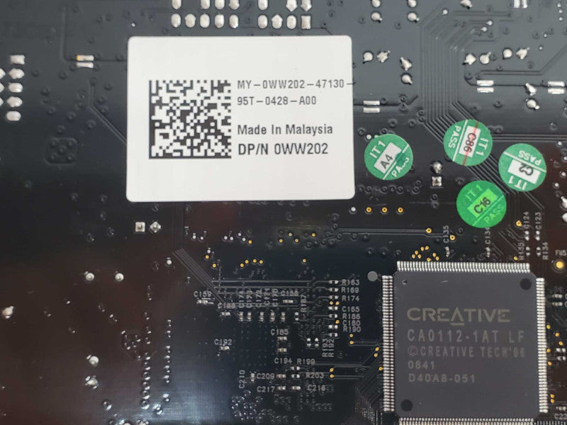 Dell Creative Labs Sound Blaster SB0770 Sound Card 0WW202 _