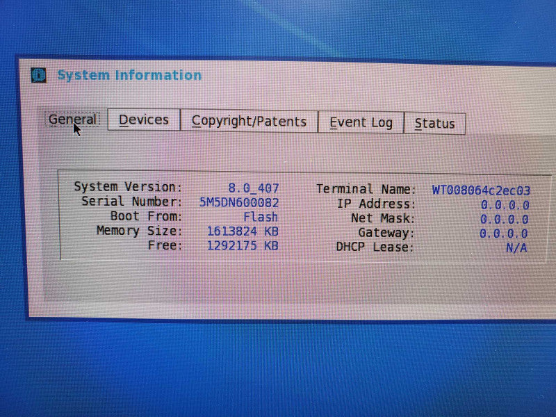 Dell Wyse 5212 Thin Client AiO, AMD-G-T48E 2GB DDR3 (AS-IS) |