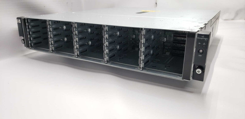 HP AJ941-63002 D2700 StorageWorks Drive Enclosure / 2x ctrl / 2x PSU #
