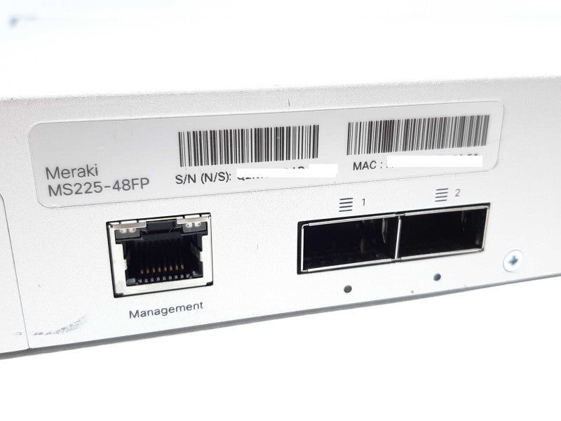 Cisco Meraki MS225-48FP Cloud Managed Switch - UNCLAIMED +