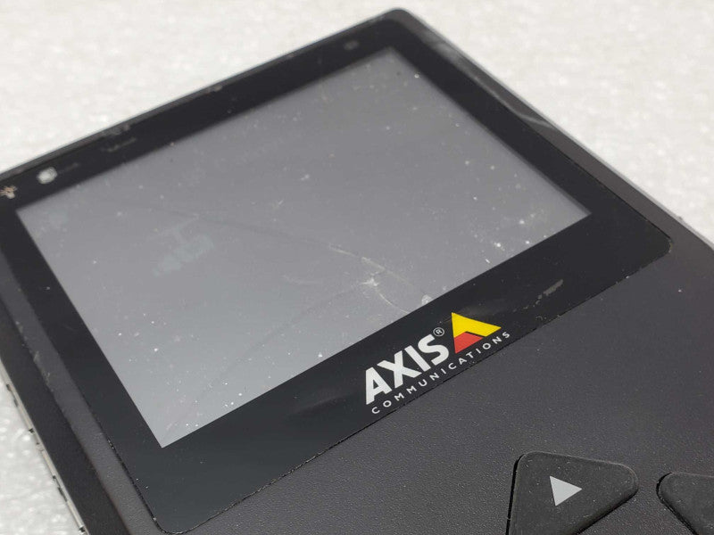 AXIS T8412 Installation Display Handheld, Powers on, Cracked screen, AS-IS _