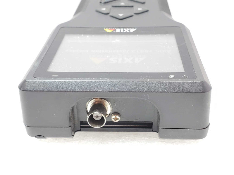 AXIS T8412 Installation Display Handheld, Powers on, Cracked screen, AS-IS _