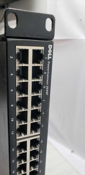 Dell PowerConnect 3548P 48x Ports PoE Managed w/ Ears #