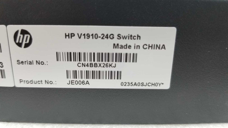 HP V1910-24G Switch JE006A 24-Port Gigabit Ethernet Switch ~