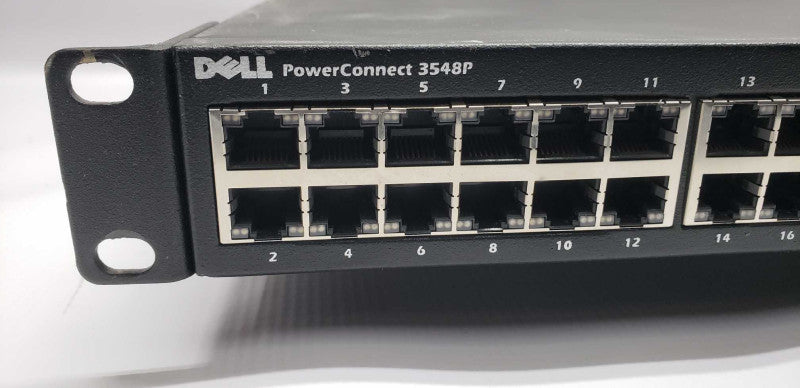 Dell PowerConnect 3548P 48x Ports PoE Managed w/ Ears / SEE NOTES #