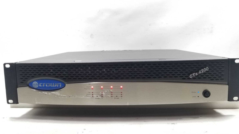Crown Model CTs 4200 4-Channel Professional Rackmountable Power Amp, AS-IS ~