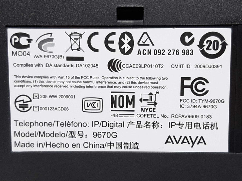 AVAYA 9670G IP VoIP Business Phone  +