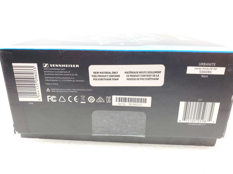 Sennheiser Urbanite Headphones in Black, No Cable AS-IS _