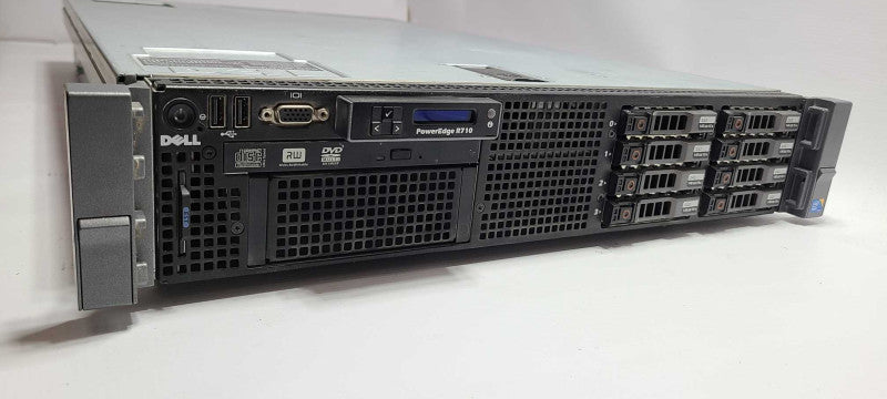 Dell PowerEdge R710 2x Xeon E5640 2.67GHz Perc H700 8x2.5\\" HDDS 2xPSU $