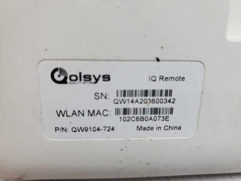 Qolsys IQ Remote Touchscreen QW9104-724 W/ accessories )