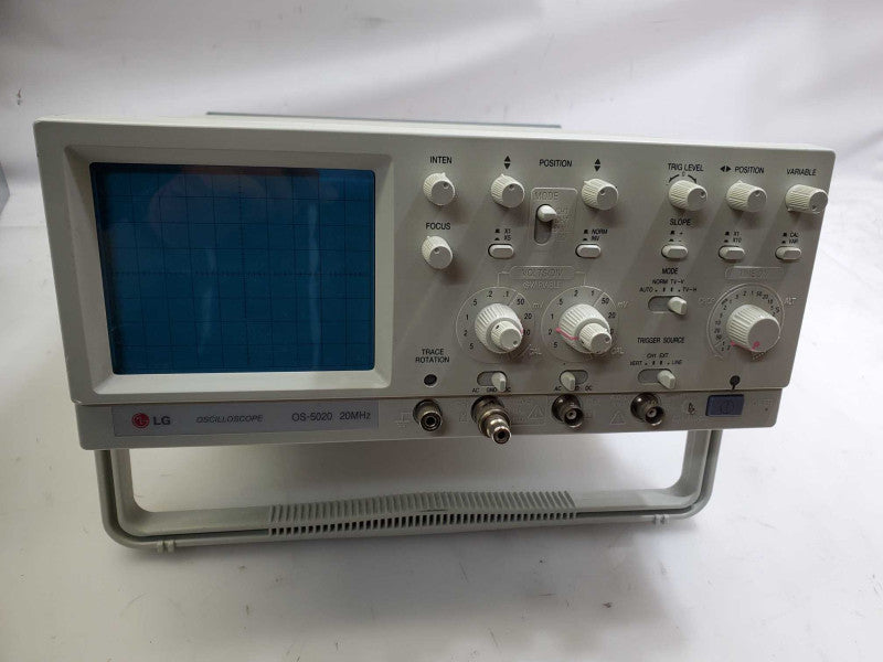 LG Oscilloscope OS 5020G Dual Trace 20 MHZ )
