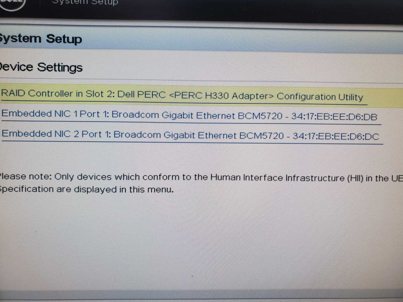 Dell PowerEdge T130 E3-1220 v5 3.0GHz 16GB DDR4 PERC H330 RAID No HDD |